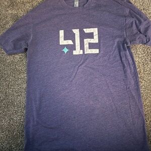 412 Pittsburgh- American Apparel Heather Purple Tee